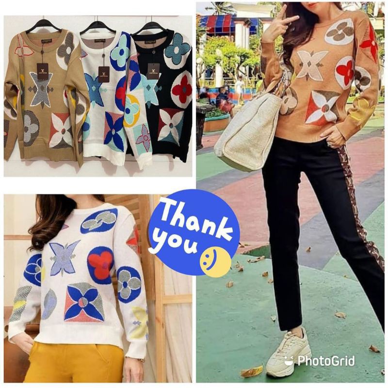 ATASAN RAJUT IMPORT LV/BAJU IMPORT/TEBAL ADEM