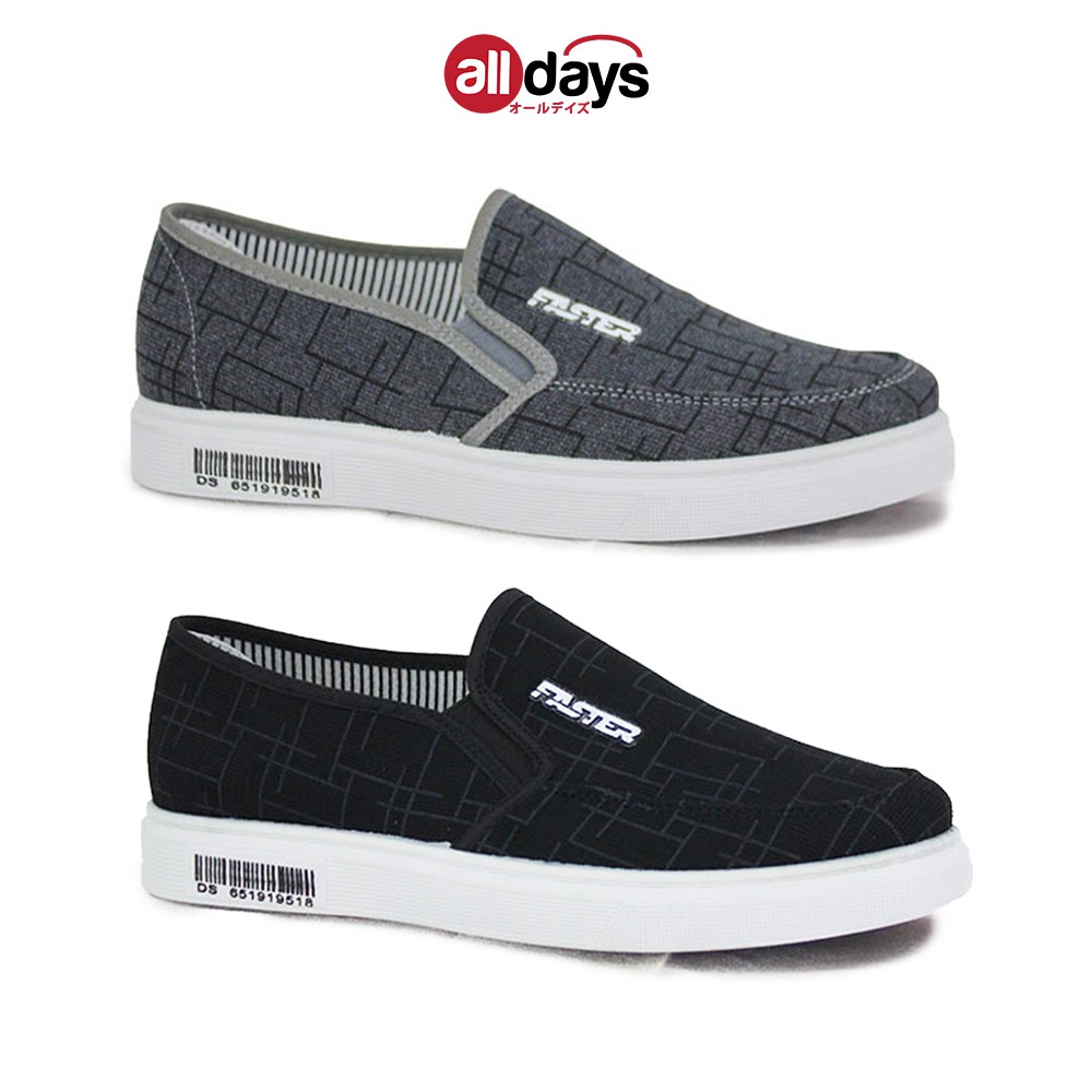 Sepatu Sneakers Slip On Casual Pria 2104-1229 size 39-44