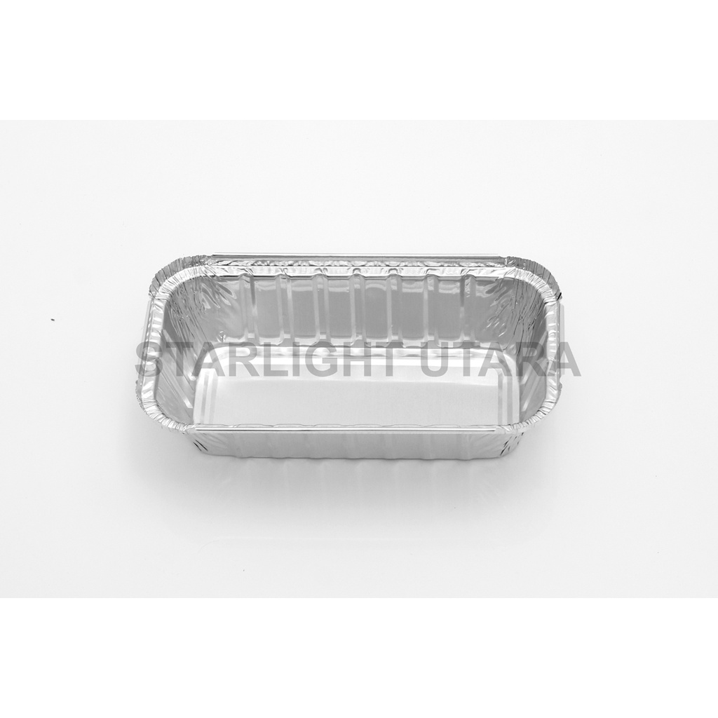 Wadah Aluminium foil tray BX 1850 tanpa tutup / BX-1850 macaroni schotel panggang lasagna 600ml