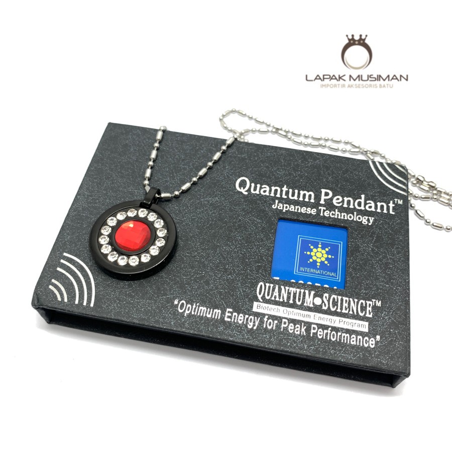 [Bayar Di Tempat] Kalung Kesehatan Pendant Quantum Pria Wanita Model Keren LM