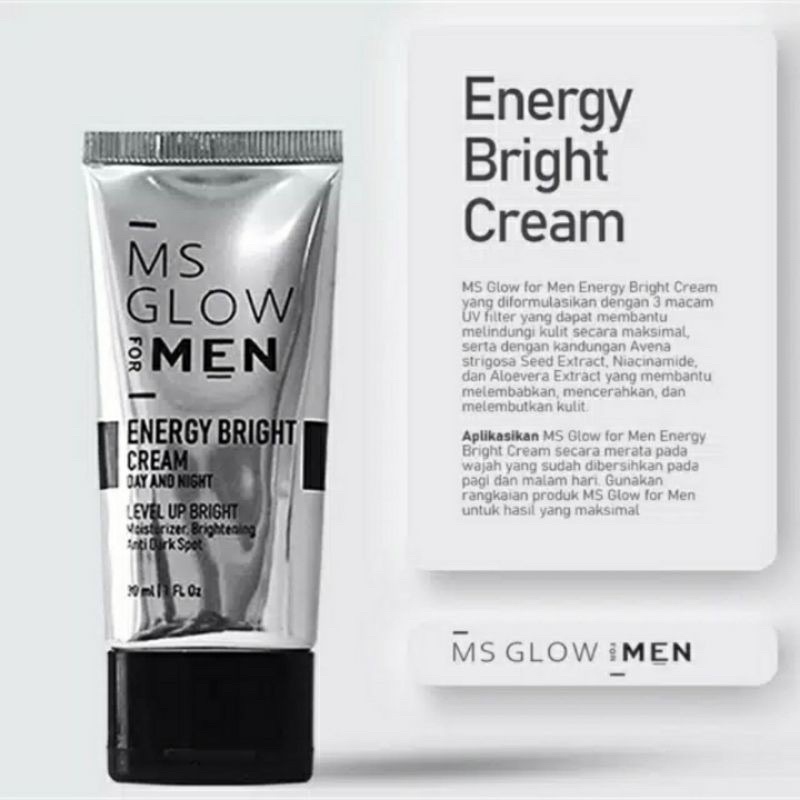 MS GLOW FOR MEN ORIGINAL PAKET COMPLETE / PAKET BASIC MEN / FACIAL WASH MEN