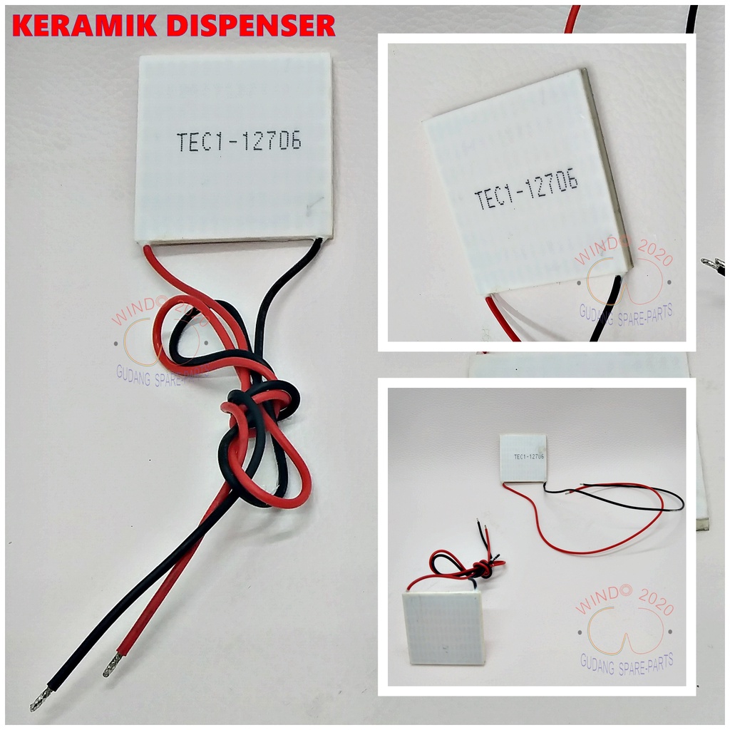 KERAMIC DISPENSER / ELEMEN PANAS DINGIN DISPENSER / PENDINGIN / PEMANAS / PELTIR  SPARE PART KERAMIK