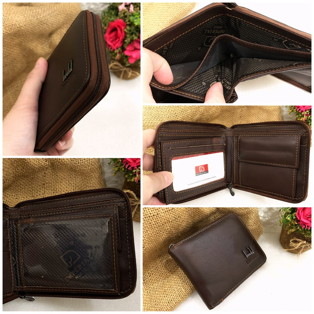 DOMPET PRIA SLETING MUTAR IMPERIAL HORSE ASLI SAPI 100% DOMPET LIPAT