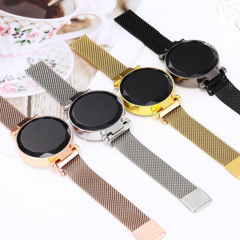 12.12 LNS -JAM TANGAN WANITA TERBARU JAM MAGNET RANTAI JAM TANGAN DIGITAL IMPORT JAM HARGA MURAH-5