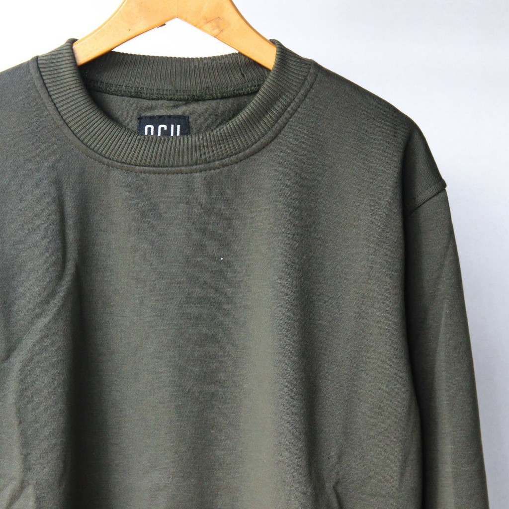 [PREMIUM] Basic Sweater POLOS GROSIR Crewneck Sweatshirt Pria Wanita