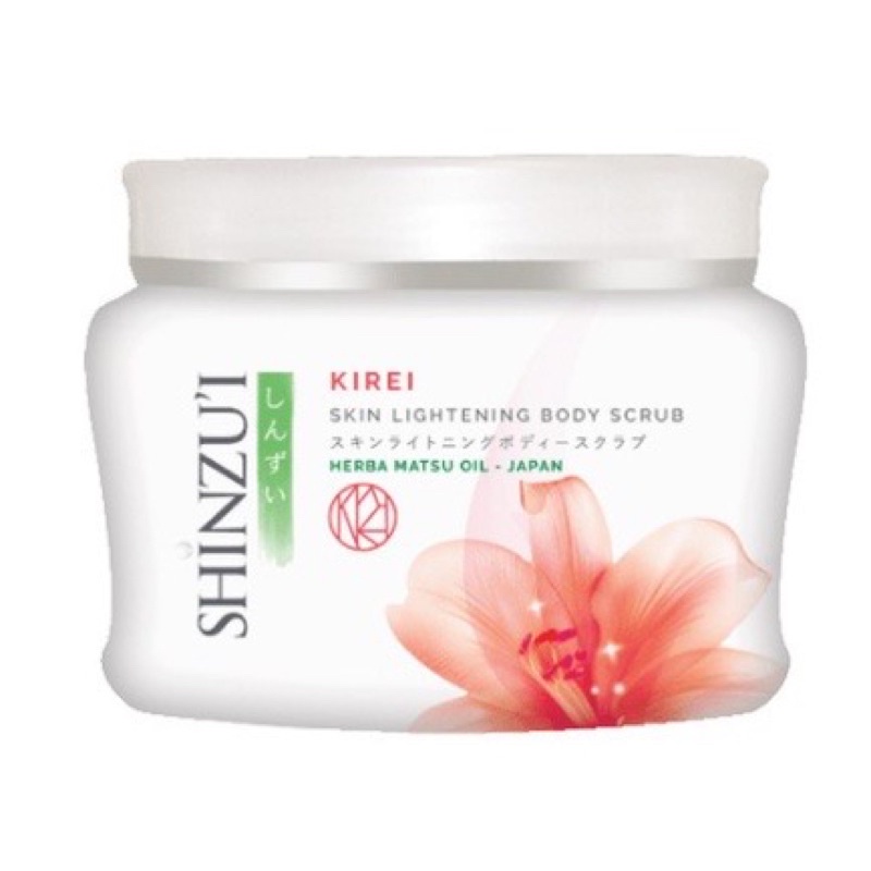 SHINZUI SKIN LIGHTENING BODY SCRUB 200 gr 120 gr LULUR SHINZUI FREE SABUN