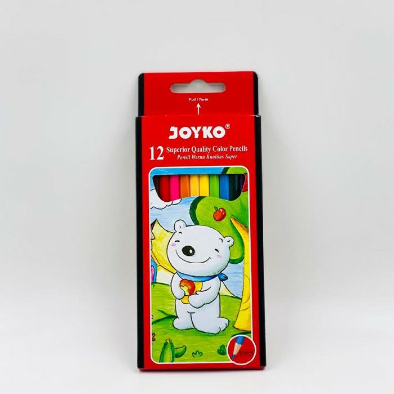 

Pensil Gambar Warna Color Pencil Joyko 12 Warna Color Panjang CP-12PB CP 12PB