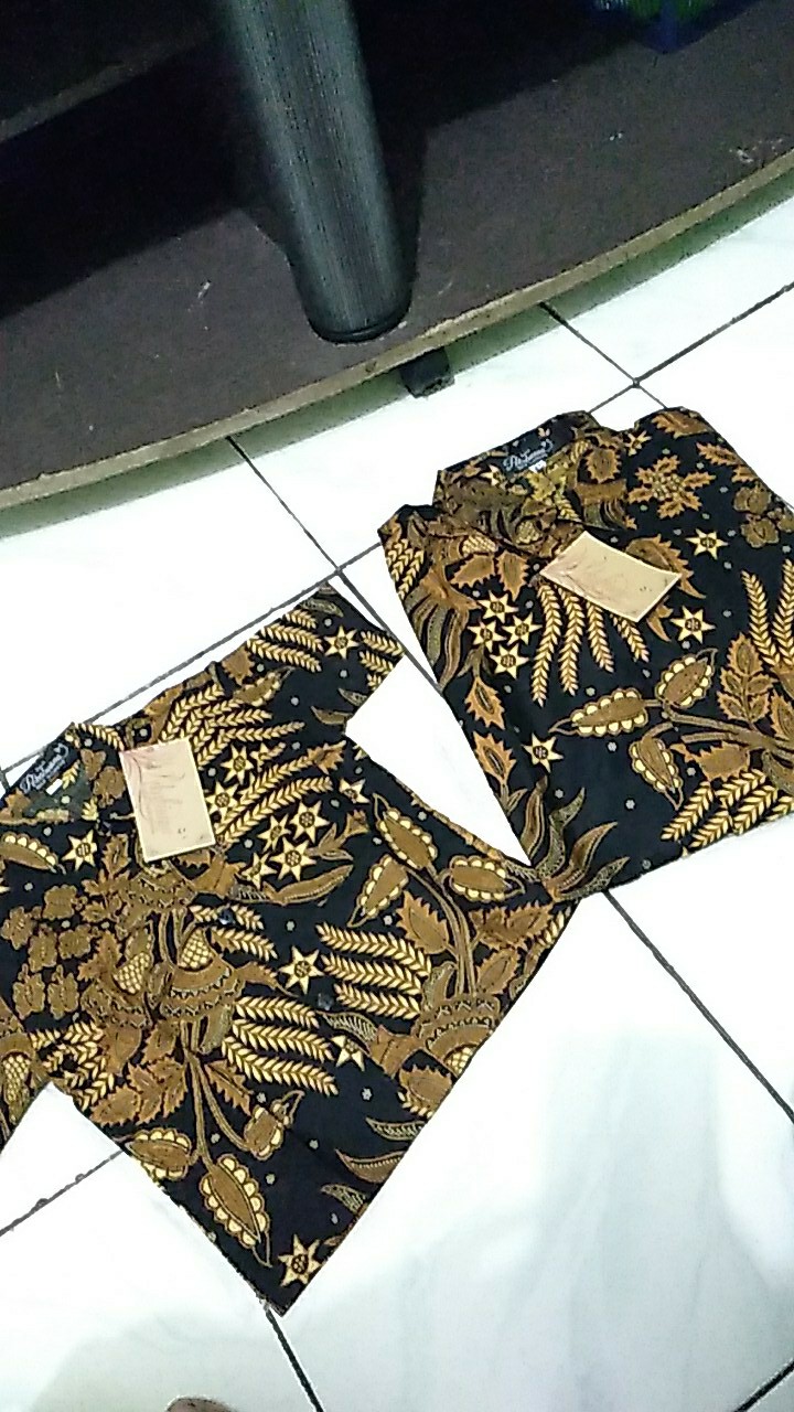 Couple Ayah Dan Anak Batik Sogan Manggar
