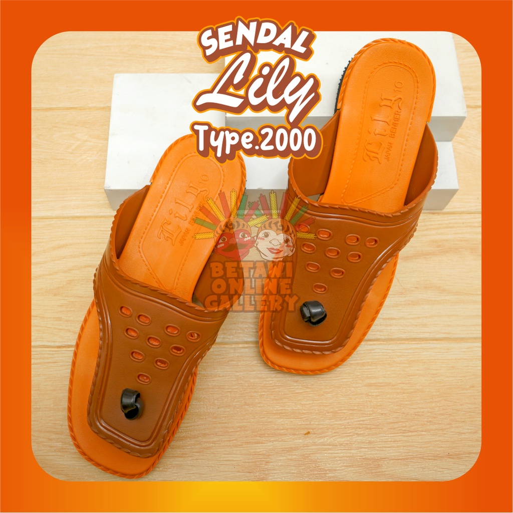 Sendal / Sandal Lily Type 2000 / Type Pitung Karet