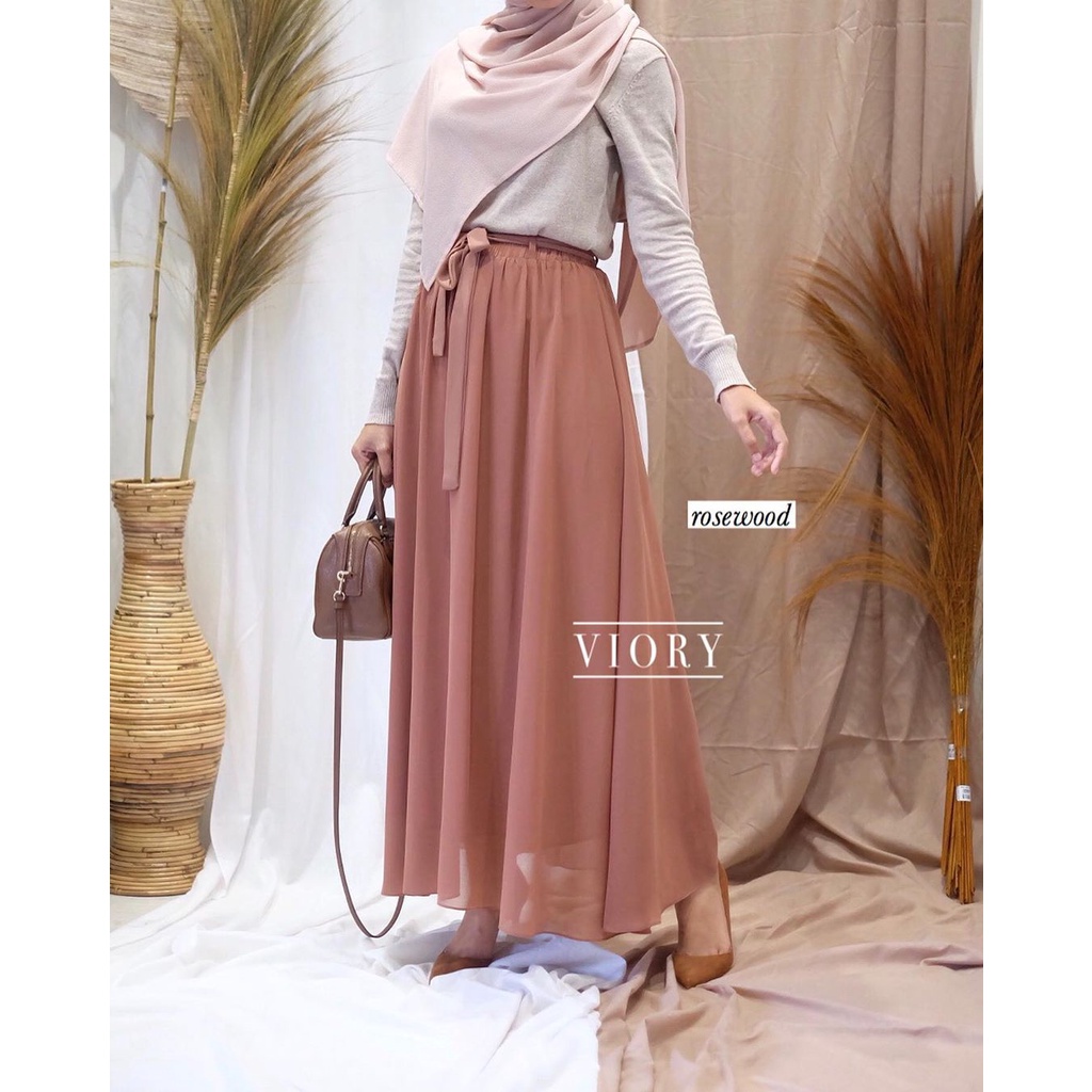 ROK CERUTI (Rok Panjang Full Furing Tidak Menerawang)-Rosewood