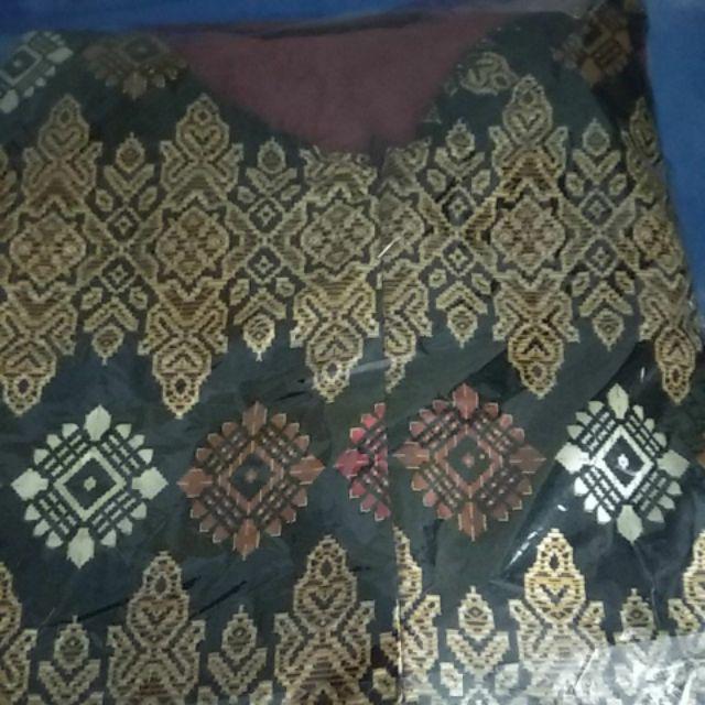 Gamis Couple Mewah - Gamis Couple Jada Batik Mewah - 6 Varian Warna Matt Wollfis Combi Balotelly