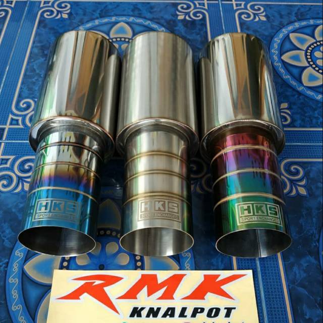 Knalpot Racing Mobil HKS Las Argon Cacing (Pendek/Baby)