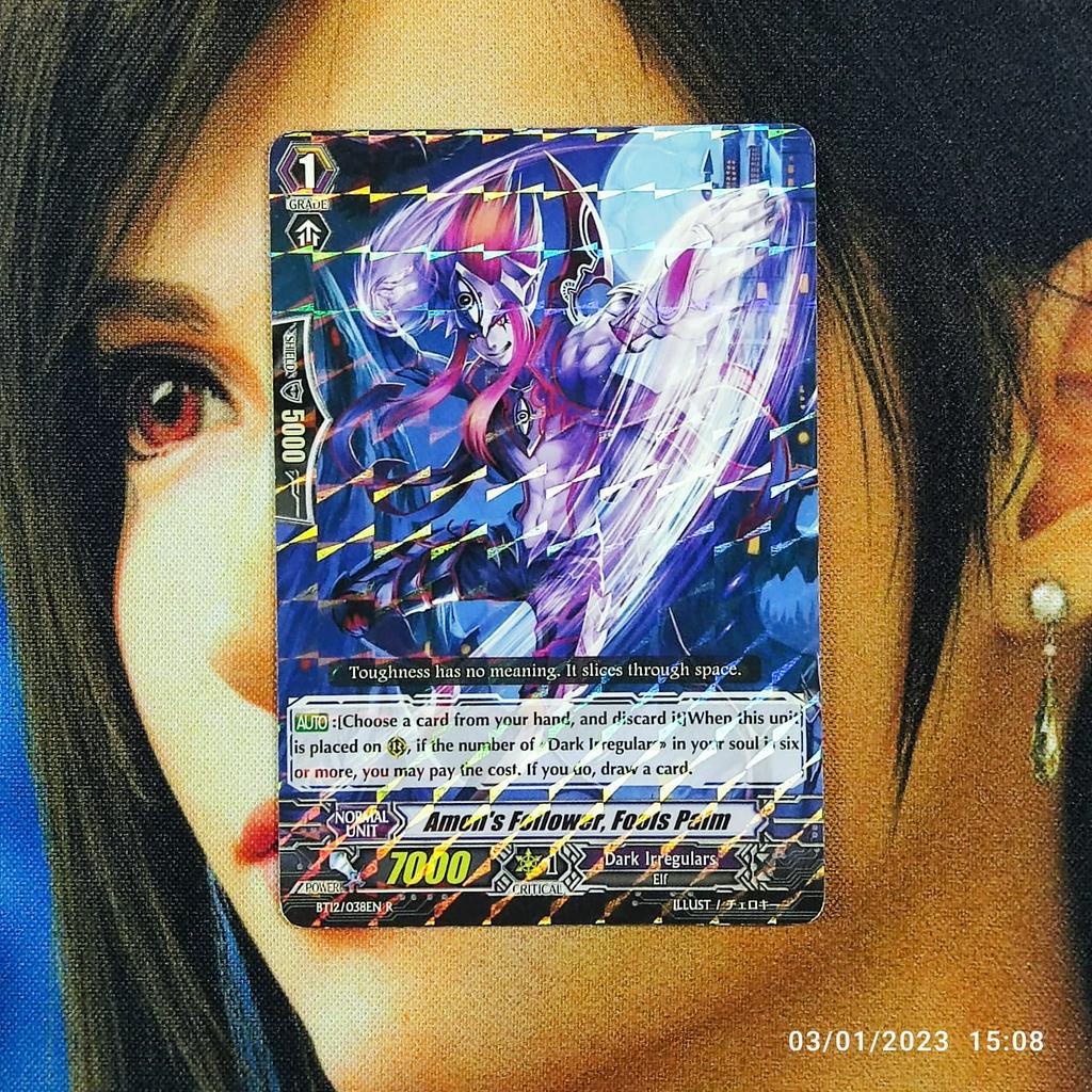 vanguard amon's follower fools palm BT12 R original
