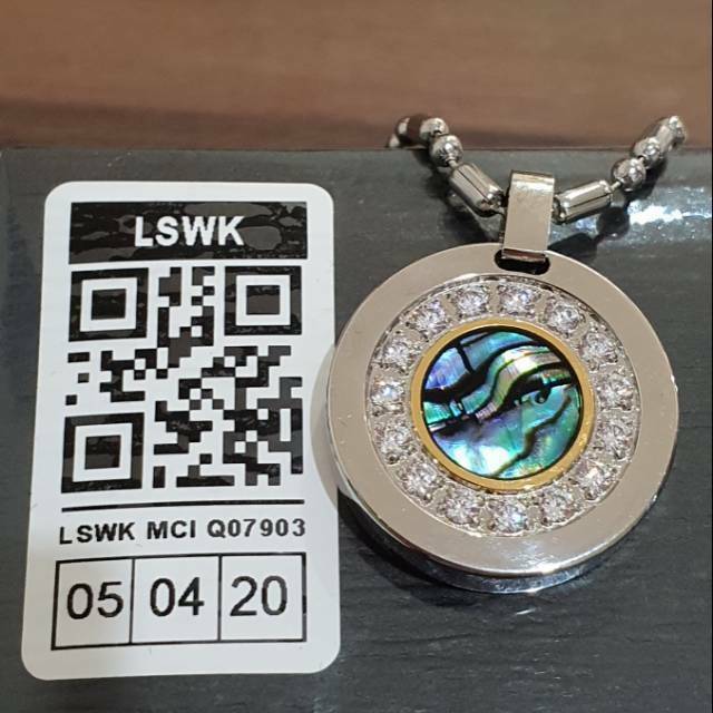 KALUNG MCI - Kalung LSW Shell V2 Original by MCI - KALUNG SEHAT (Produk Masih Segel box,berkode)