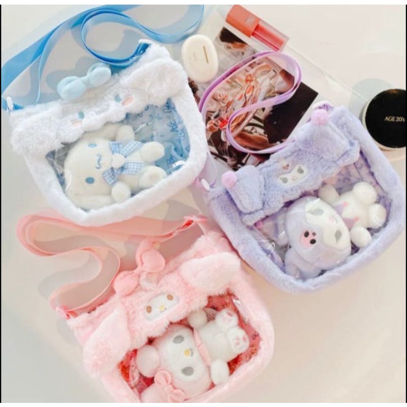 Jual TAS BAHU KARAKATER / TAS IMPORT LUCU / TAS BULU / TAS SELEMPANG
