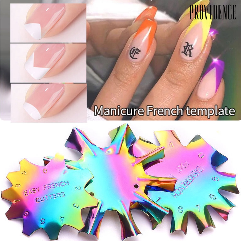 Providence Stainless Steel Nail Art Design French Manicure Varnish Modeling Stamping Plate