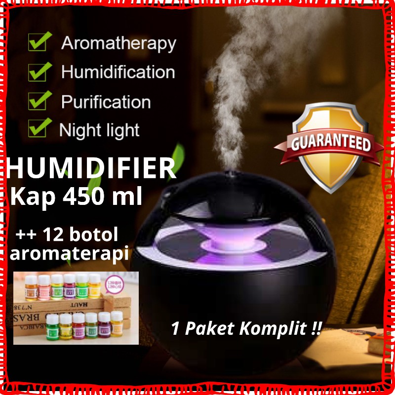 Humidifier Diffuser Aromatherapy Air Humidifier Purifier Alat Pengharum