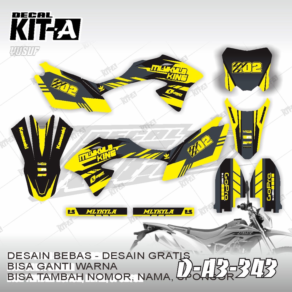 Harga Decal Klx 150 Bf Kuning Terbaru November 2021 BigGo Indonesia