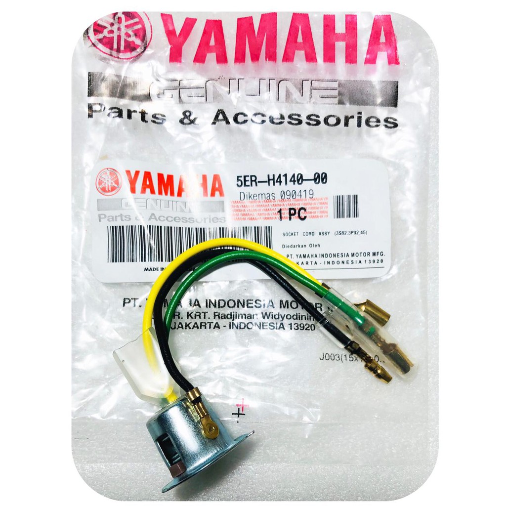 FITING LAMPU SOKET LAMPU DEPAN MIO J MIO M3 MIO FINO SOUL GT JUPITER MXMX VEGA VEGA R ZR ORIGINAL