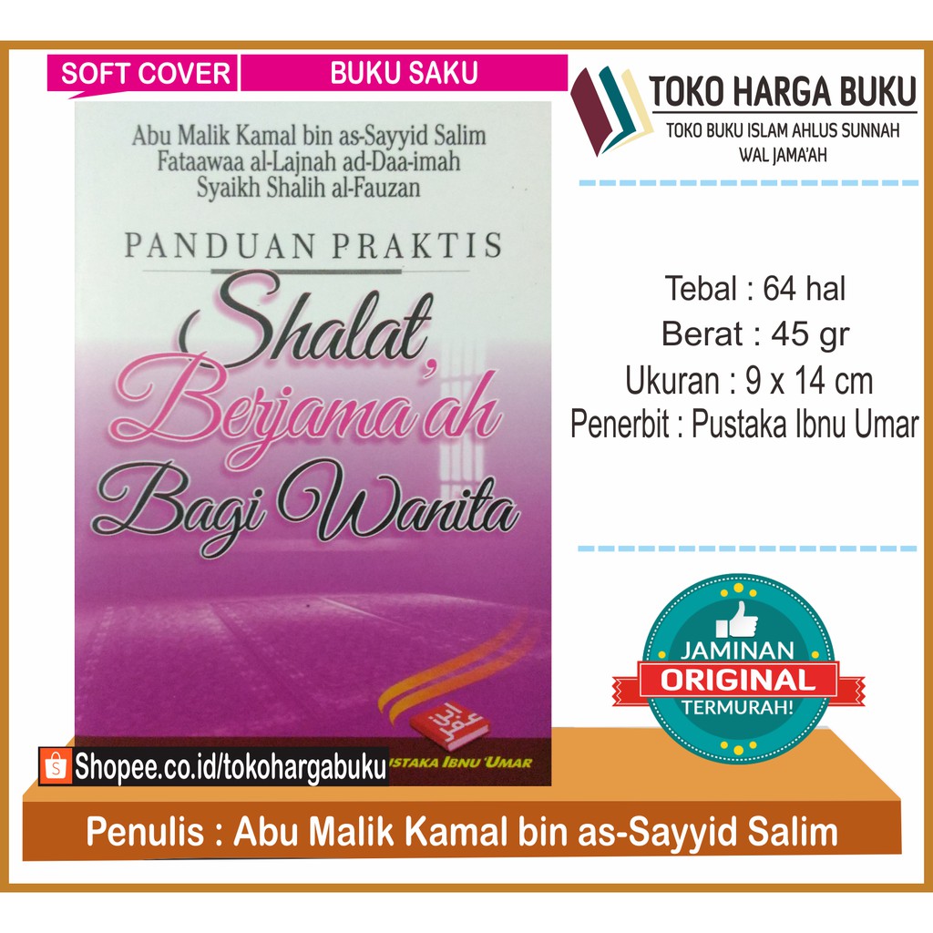 Foto Panduan Praktis Shalat Berjamaah Bagi Wanita - Pustaka Ibnu Umar