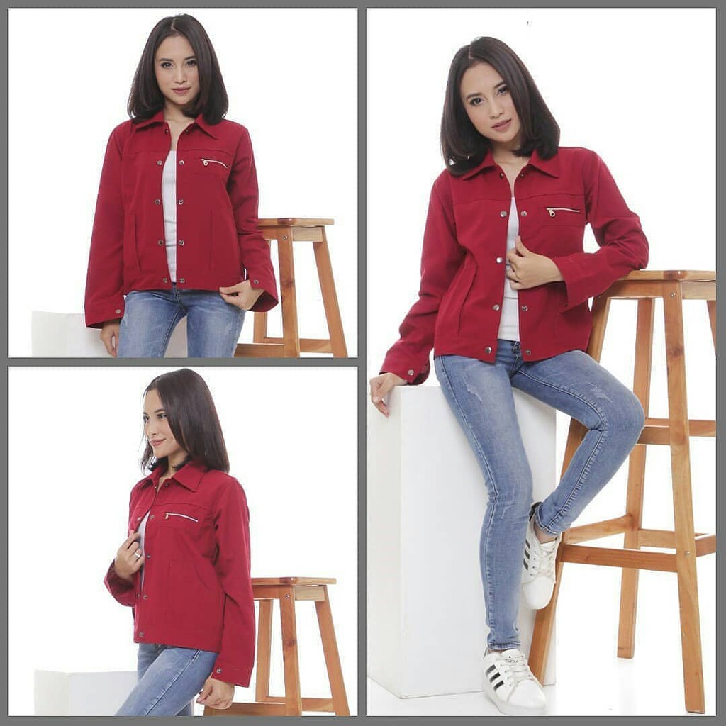 POKET ZIPPY || POLAND JAKET || JAKET WANITA #PJ