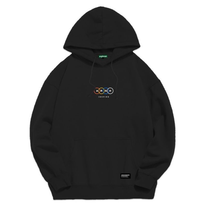 ARGH INSPIRE Jaket Pullover Hoodie Hitam