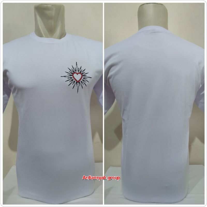 KAOS PSHT SIMPEL HATI BERSINAR PUTIH