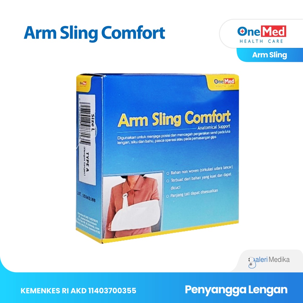 Penyangga Lengan Onemed Arm Sling - Alat Penopang Lengan