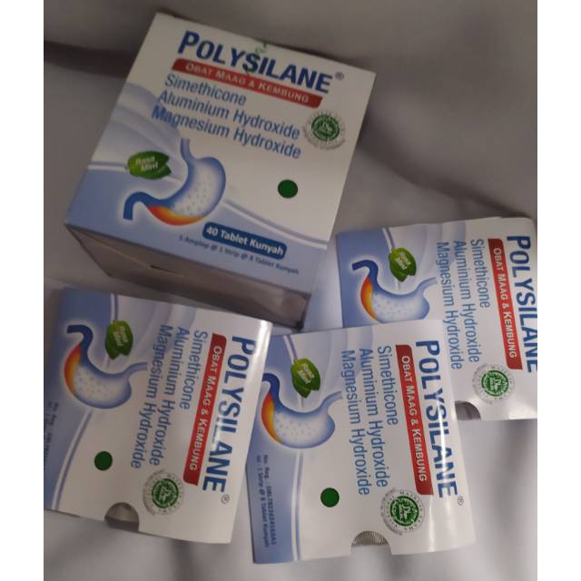 Polysilane tablet kunyah