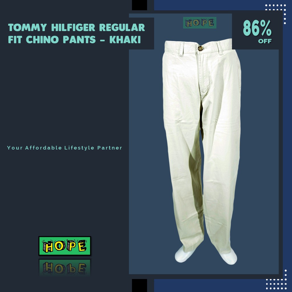 Original BNWOT T*mmy Hilfiger Regular Fit Chino Pants - Khaki