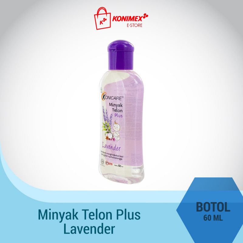 Konicare Minyak Telon Plus Lavender 30 ml - Minyak Bayi Anti Nyamuk