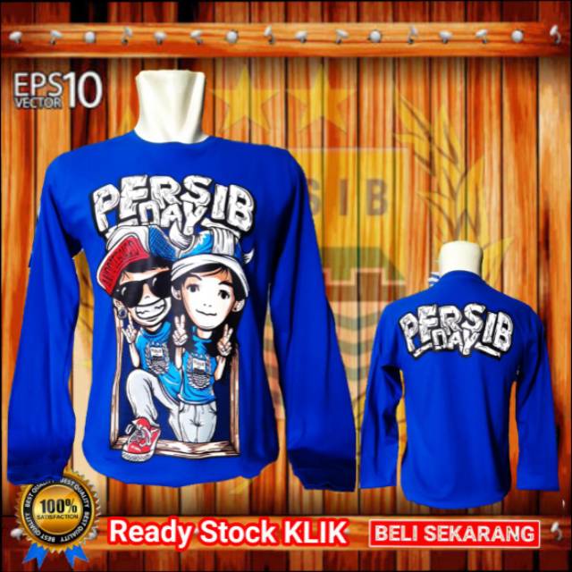 TERLARIS Kaos Persib viking MAN JADDA wanita pria panjang