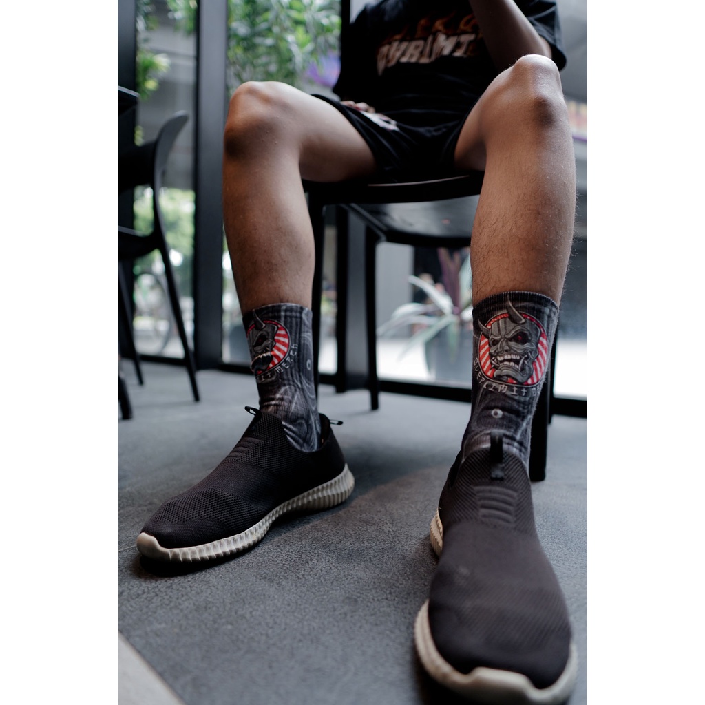 Kaos kaki Overlimit Hannya kaos kaki skate / kaos kaki old skool kaos kaki sublim