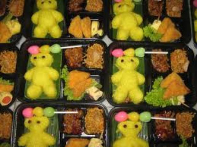 Cetakan nasi bento beruang puding jelly coklat bear