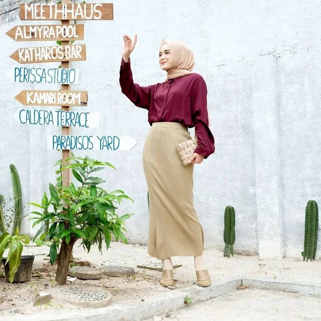 ROK SPAN RAJUT KNIT ROK SPAN RAJUT PREMIUM TERMURAH