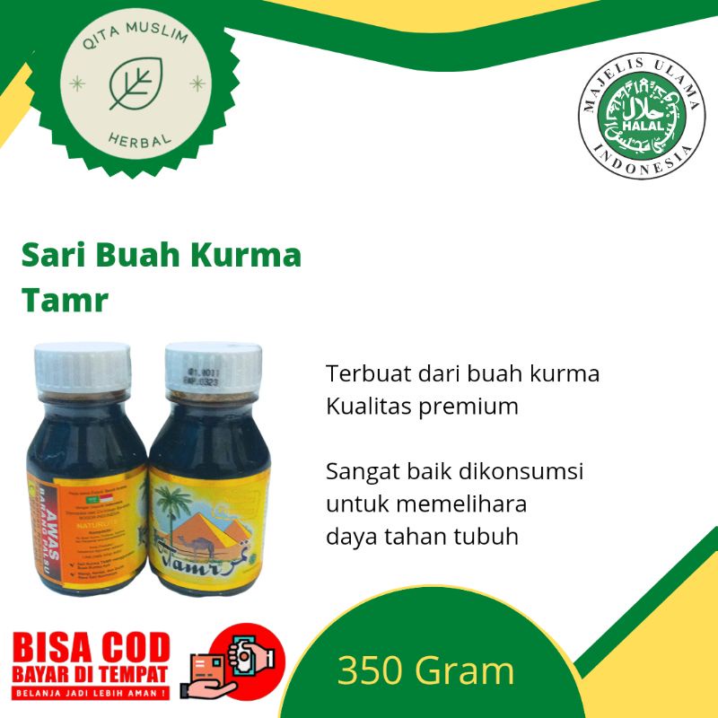 

Sarikurma Tamr Sari Buah Kurma kualitas premium 350 gr