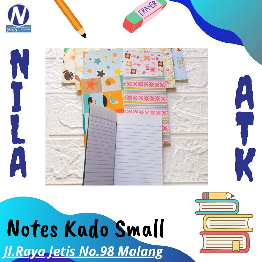 

BUKU NOTES SAMPUL KADO UKURAN KECIL / MURAH