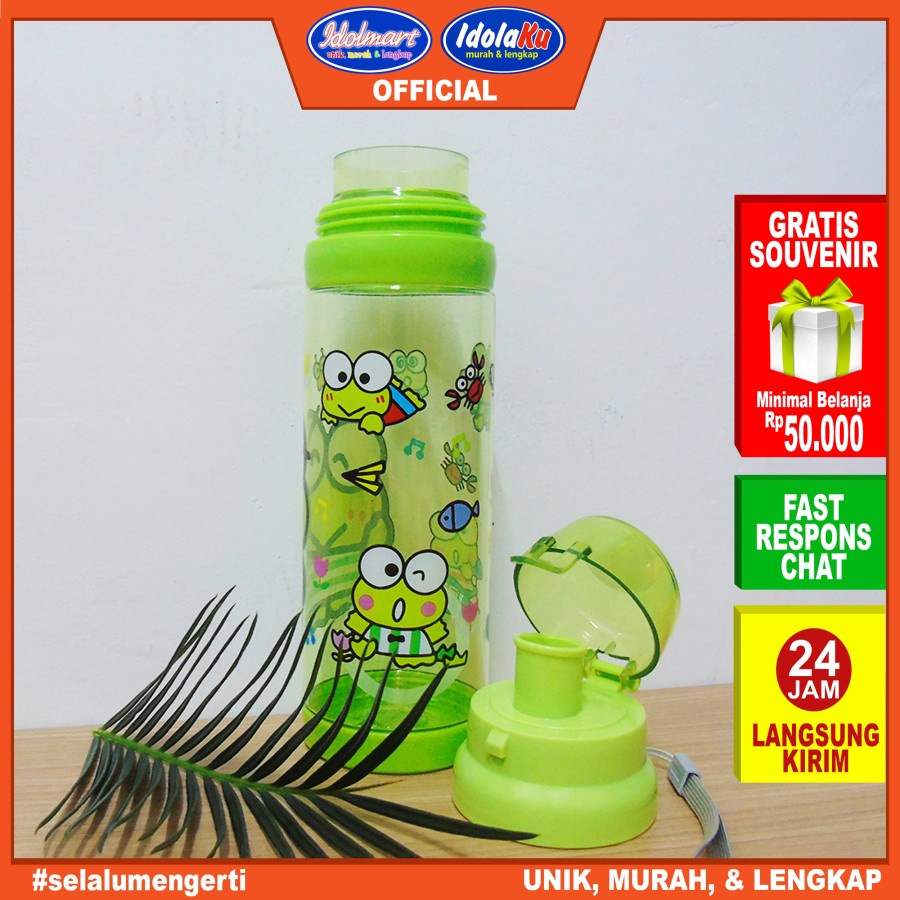 IDOLMART Botol Minum Anak Karakter 650ml / Botol H-838 Botol Lucu Idolmart Surabaya