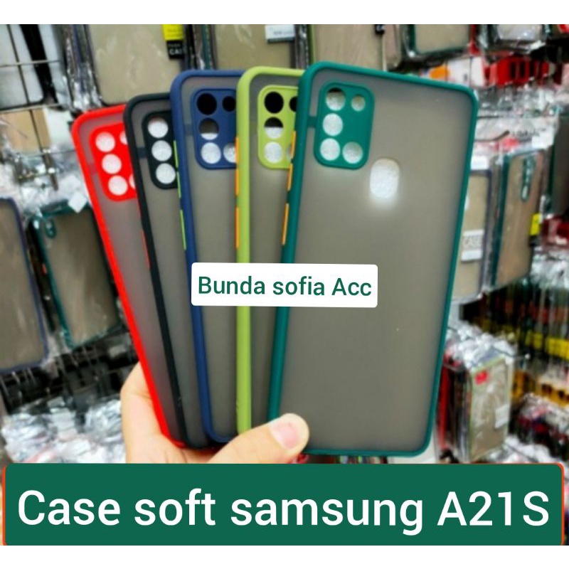 SLIKON/Case soft casing tipe Samsung A21S my choice case