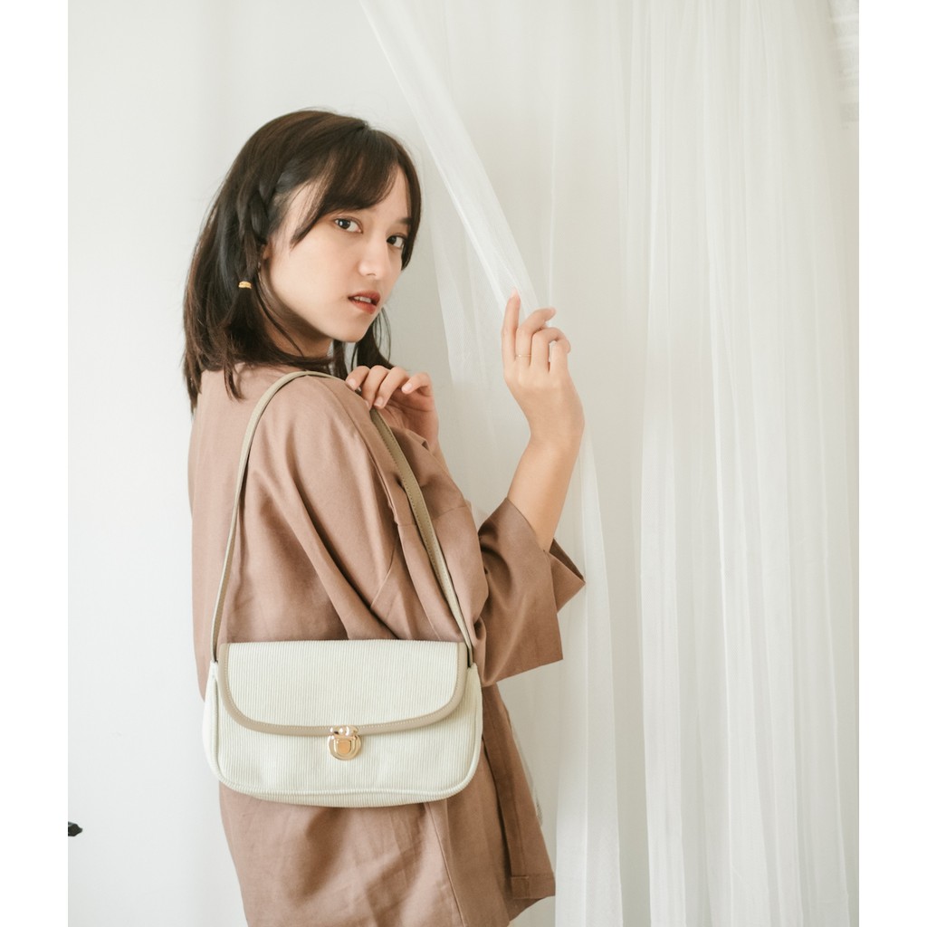 IGOTCHA Vintage Corduroy Shoulder Bag [C3-C5]