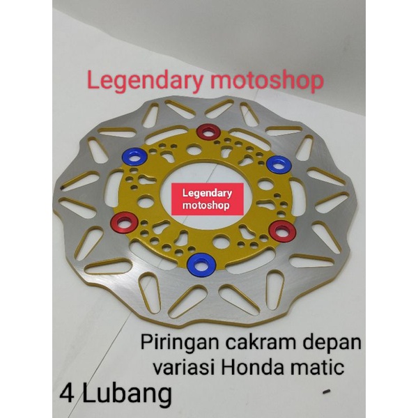 Piringan cakram depan variasi Honda Beat -Vario 125 - Vario 110 - Vario Beat FI - Scoopy -