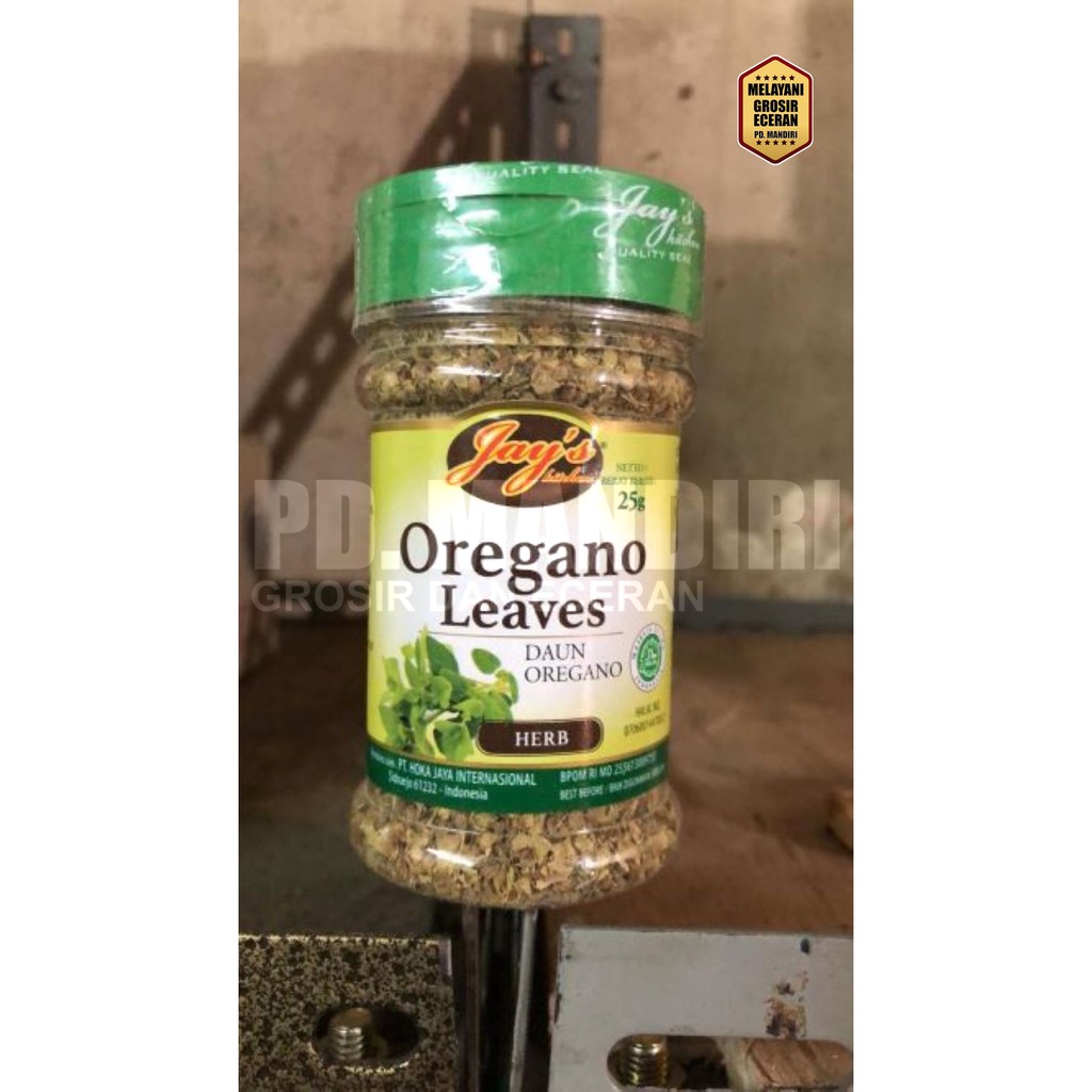 

JAY'S OREGANO LEAVES 25 GR