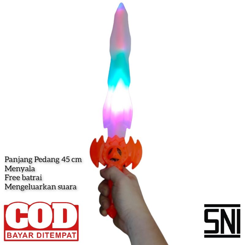 Pedang mainan - mainan pedang anak laki laki - Mainan pedang lapu suara