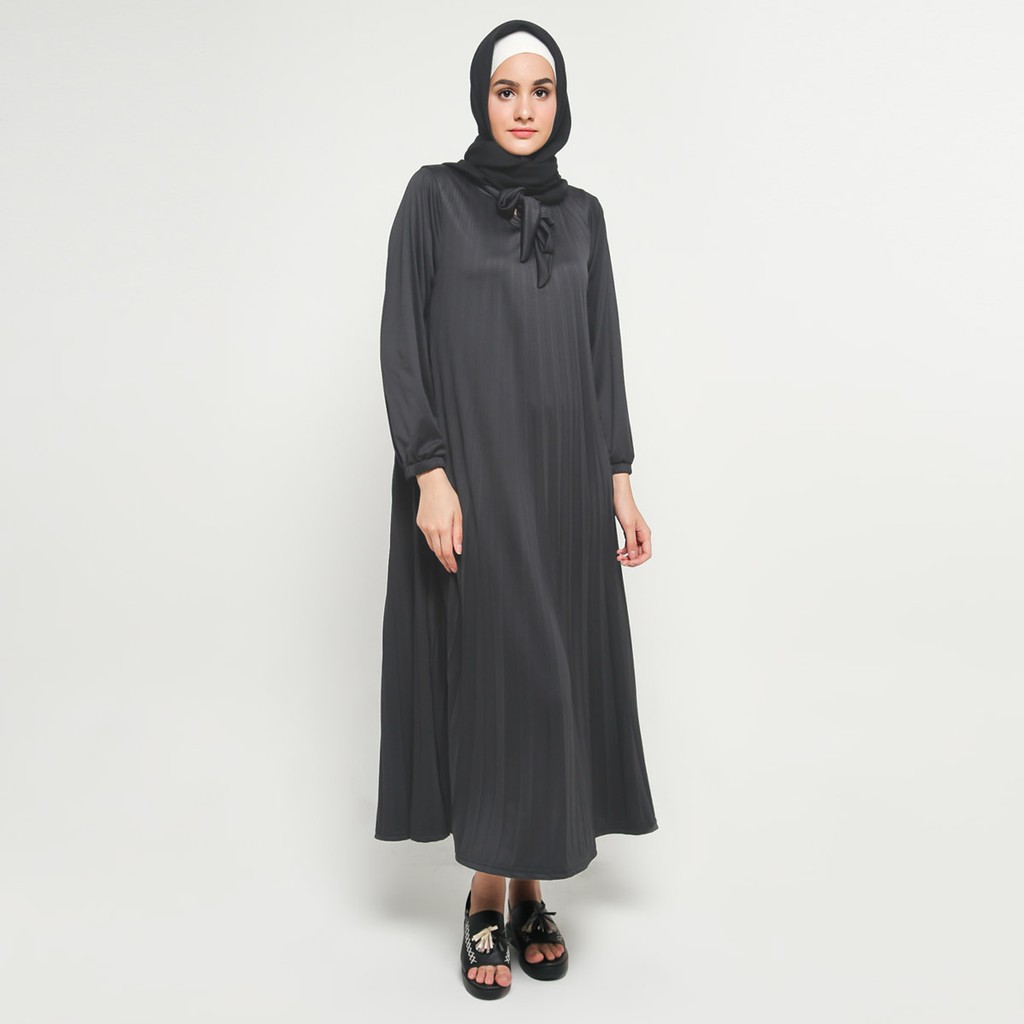 Long Dress Gamis maxi Wanita Muslim Flisket - XSHOP Inayah