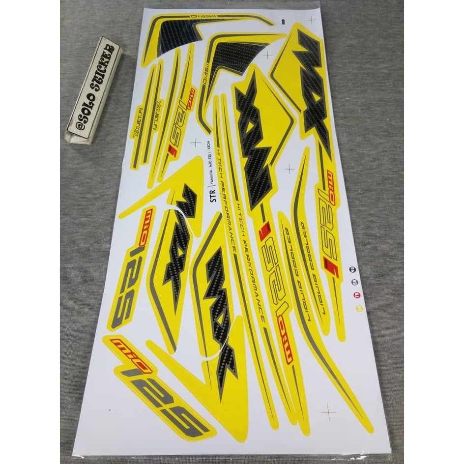 Striping Sticker Lis Variasi Yamaha Xeon RC 125i MX -5 f630