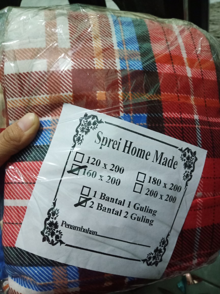 Grosir Seprei Homemade Motif Romantic Teddy Murah Berkualitas