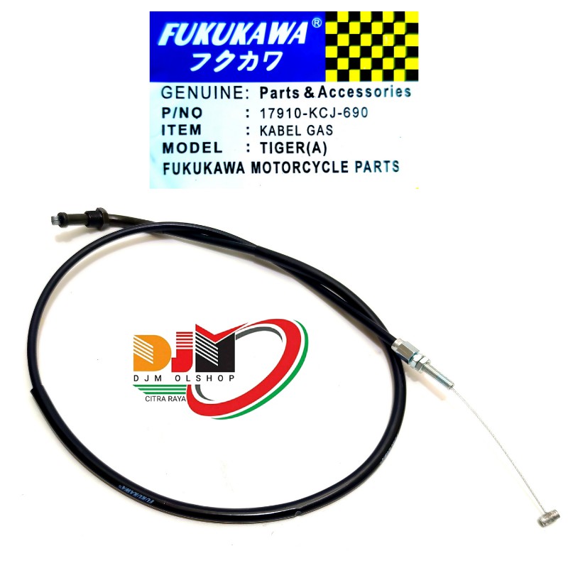 Kabel Gas Fukukawa Honda Sport Tiger, Verza, Megapro New, Cb 150R, GL-100 DLL