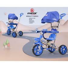 SEPEDA STROLLER RODA TIGA EXOTIC ET 713 TRICYCLE PROMO SEPEDA BAYI ET-713