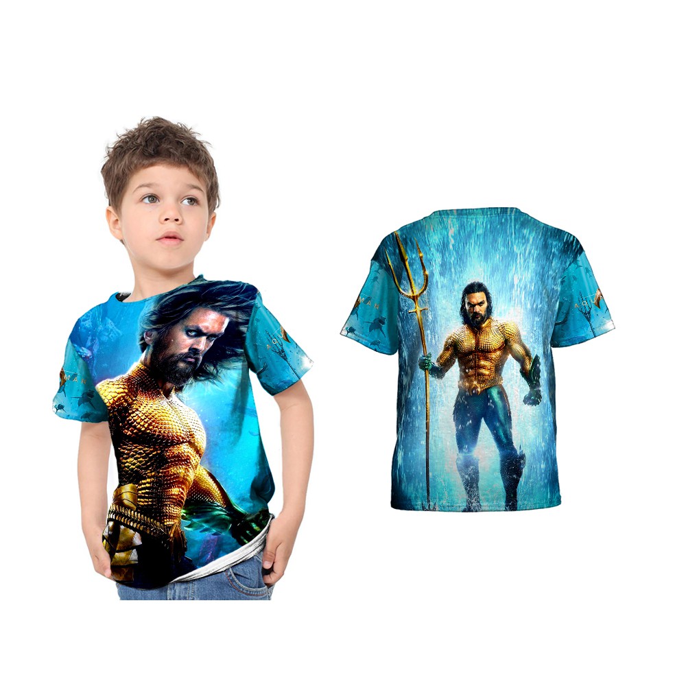 AQUAMAN 05 Baju Kaos Anak Fullprint Premium