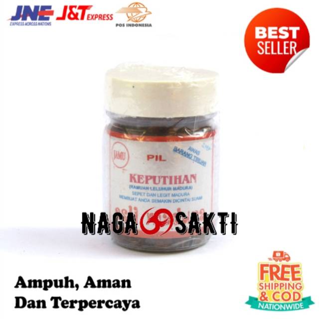 Jamu madura Jamu keputihan kewanitaan Obat keputihan bau dan gatal Ampuh herbal Pil Pot 100 butir